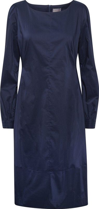 CULTURE - Antoinett - Jurk - Ultramarine Blauw - 3/4 Lengte - Lange Mouw