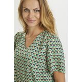 CULTURE - Malin - Blouse - Blauw - Katoen