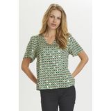 CULTURE - Malin - Blouse - Blauw - Katoen