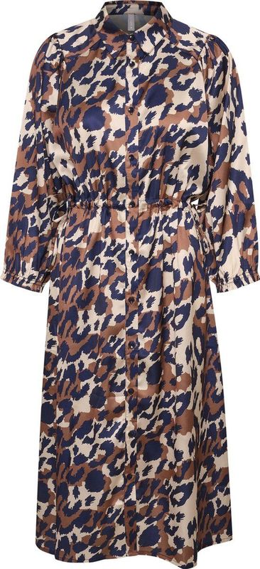 Culture - CUtania Dress - Jurk - Blauw - Katoen