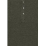 Longsleeve - Groen - Knoopsluiting - Lange Mouwen - Normale Pasvorm