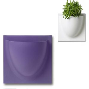 Verti Copenhagen wandpot | Mini blauw paars15 x 15 cm