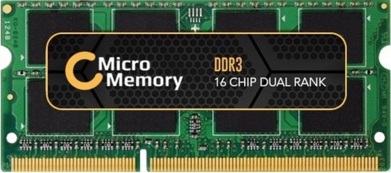 Memorysolution - MMG2511 - RAM - Groen - 8GB - DDR3 SO-DIMM