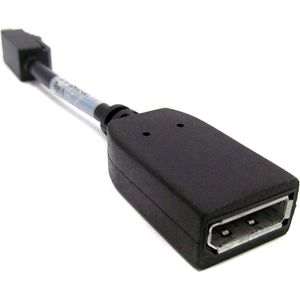 HP 708463-001 – Mini DisplayPort naar DisplayPort Adapter – SPS Cable – Zwart