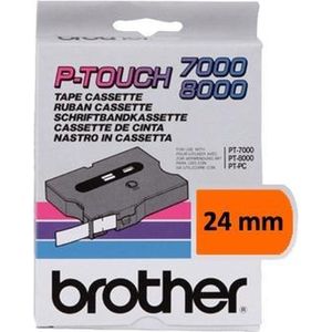 Brother Gloss Laminated Labelling Tape - 24mm TX labelprinter-tape