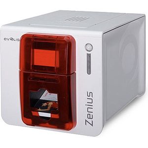 Evolis - Zenius - Labelprinter - Rood - Wit - 300 dpi