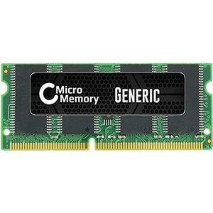 CoreParts MMG3856/128MB geheugenmodule . (1 x 128MB, DDR4 RAM, SO-DIMM), RAM, Groen