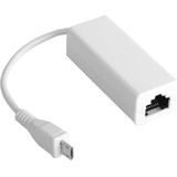 MicroConnect - Netwerkadapter - Wit - Micro USB - RJ45/LAN (1x)