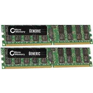 CoreParts DDR2 8 GB: 2 4 GB (2 x 4GB, 667 MHz, DDR2 RAM, DIMM 288 pin), RAM, Groen