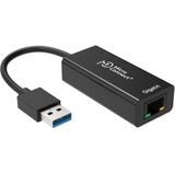 MicroConnect - USB3.0 naar Gigabit Ethernet - Netwerkadapter - Zwart