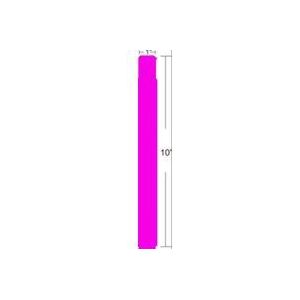 Zebra printeretiketten 10012712-5, Z-Band Fun, 2.54 cm (1 "") x 10"", Pink, 350 bands p/ roll, 4 roll pack