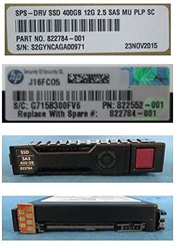 Hewlett Packard Enterprise - Hot-Plug SSD - 400GB - 2,5 Inch - SAS