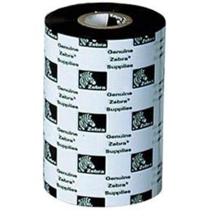 Zebra2300 - Wax Ribbon - Geschikt voor Thermal Transfer Printers - Zwart