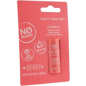 Beauty Made Easy - Papertube Lipbalm - Berry - Natuurlijke Ingrediënten