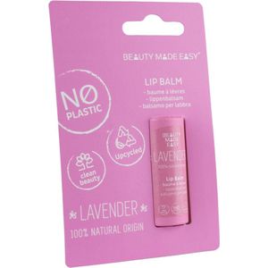 Beauty Made Easy Papertube lipbalm lavender 6 gram - Lipbalsem - Lavendel.
