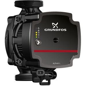 Grundfos Alpha1 L 25-40/130 Circulatiepomp (CV pomp) - 2800l/u - 25W - Opvoerhoogte 4,4 m - Zeer energiezuinig