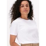 Selected Femme Slfmy Perfect Ss Tee Box Cut B Tops T-shirts - Wit