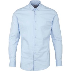 Kronstadt - Dean Overhemd - Lichtblauw - Poplin - Slim Fit