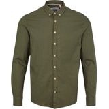 Kronstadt Heren Overhemd Johan Grijsblauw Herringbone Regular Fit