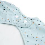 Done by Deer slabbetje met mouwen happy dots - blauw