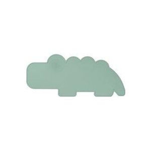 Done By Deer Silicone Placemat | Croco Green