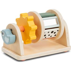 Done by Deer - Activity Roll - Kleurrijk - Hout - Veilig Speelgoed