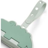 Done by Deer - Croco - Fopspeen Opbergdoosje - Groen - Siliconen - Compact