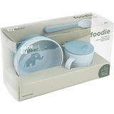 Done by Deer™ Geschirr Set first meal Happy clouds, blau