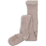 Mp Denmark - Panty's - Licht Bruin - Cotton Rib Tights