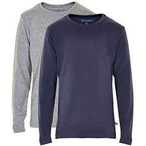 MINYMO T-shirt voor jongens, meerkleurig (dark navy/grijs 778), 116 cm