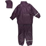 CeLAVi - Kinder Regenpak - Donker Paars - Waterdicht - Windproof