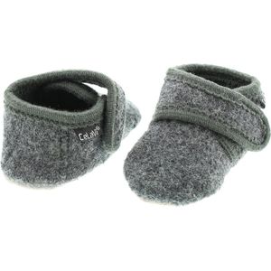 CeLaVi - Baby Wool Slippers - Deep Stone Grey - Wollen Slippers