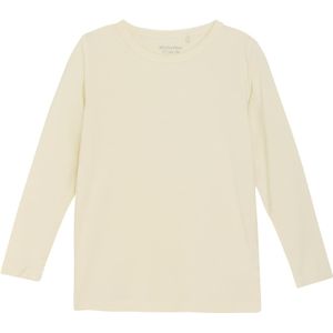 MINYMO Meisjesblouse met lange mouwen, aangename kwaliteit, wit (wit 100), 110 cm