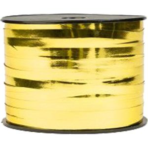 Cadeaulint 5 Mm Polyester 250 Meter Goud