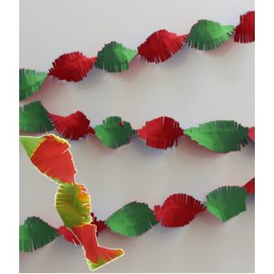 Wefiesta Slinger 2400 Cm Crêpepapier Rood/geel/groen