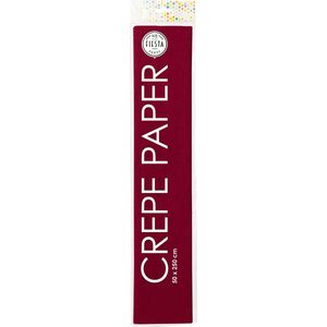 Crepe Papier Bordeaux 50cm 2,5m