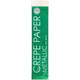Crepe Papier Groen Metallic 50cm 1,5m