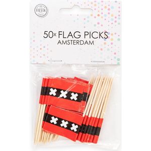 Amsterdam Cocktailprikkers Amsterdam 6cm 50st