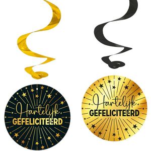Vlaggenlijn / slinger verjaardag 60 jaar, 10 meter