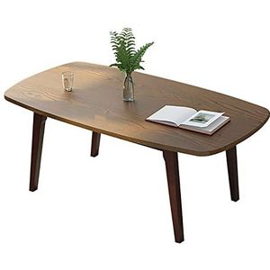 Prachtige salontafel, eenvoudige woonkamer klein appartement massief houten lage tafel, H45CM zittafel in Japanse stijl, slaapkamer vrijetijdstafel (Kleur: A, Maat: 100x50x45cm)