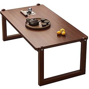 Prachtige salontafel, lage zittafel in Japanse stijl (H30CM), klein appartement multifunctionele woonkamer eettafel/slaapkamer studeertafel, erker vrijetijdstafel (kleur: B, maat: 100X50X30CM)