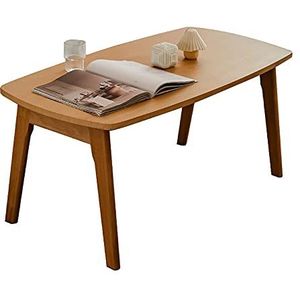Prachtige klaptafel, massief houten salontafel voor kleine appartementen, woonkamer in Japanse stijl H45CM zit lage tafel, multifunctionele vrijetijdstafel (Kleur: A, Maat: 100x50x45cm)