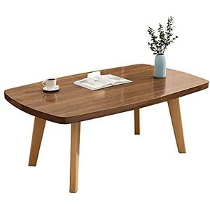 Prachtige salontafel, eenvoudige massief houten bank bijzettafel, kleine huishoudelijke eettafel, slaapkamer H45CM vrijetijdstafel (Kleur: C, Maat: 100X50X45CM)