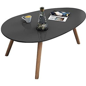 Prachtige salontafel, H40cm druppelvormige lage tafel, slaapkamer/woonkamer in Japanse stijl, milieubescherming board laag vrijetijdstafel (kleur: A, maat: 90x60cm)