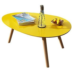 Prachtige salontafel, H40cm druppelvormige lage tafel, slaapkamer/woonkamer in Japanse stijl, milieubescherming board laag vrijetijdstafel (kleur: B, maat: 100x60cm)