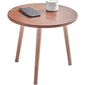 Prachtige salontafel, huishoudelijke ronde H37CM lage tafel, multifunctionele woonkamer vrije tijd studeertafel, slaapkamer nachtkastje (kleur: A, maat: 50x37cm)