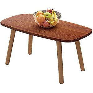 Prachtige salontafel, Home Square (H42cm) lage tafel, multifunctionele slaapkamer vrije tijd studeertafel, kleine appartement eettafel (kleur: A, maat: 100x50x42cm)