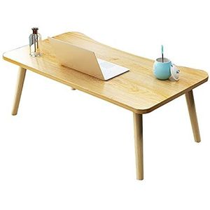 Prachtige salontafel, thuisbed (H31,2cm) lage tafel, multifunctionele slaapkamer/woonkamer vrije tijd studeertafel, bank bijzettafel (kleur: D, maat: 80x40x31,2cm)