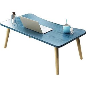 Prachtige salontafel, thuisbed (H31,2cm) lage tafel, multifunctionele slaapkamer/woonkamer vrije tijd studeertafel, bank bijzettafel (kleur: A, maat: 100x50x31,2cm)