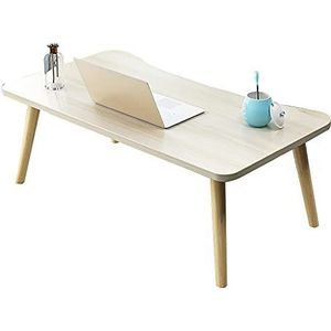 Prachtige salontafel, thuisbed (H31,2cm) lage tafel, multifunctionele slaapkamer/woonkamer vrije tijd studeertafel, bank bijzettafel (kleur: E, maat: 80x40x31,2cm)